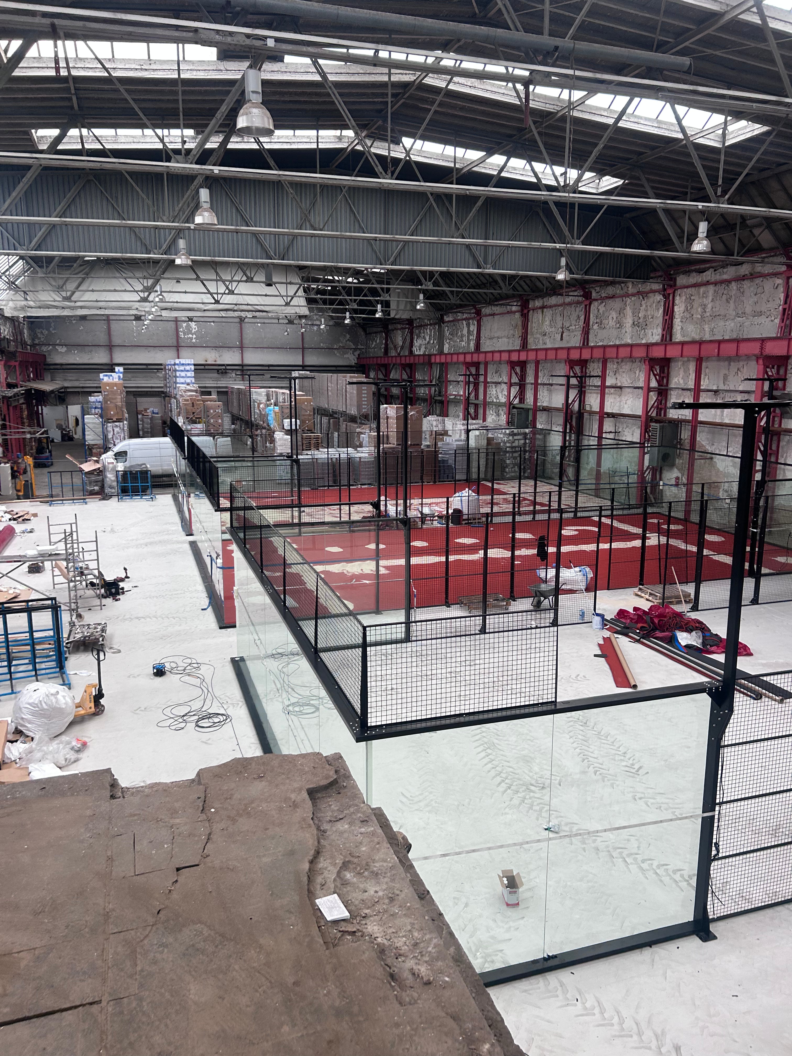Courts werden gebaut